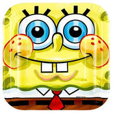 عيد ميلاد سبونج بوب صحون بطابع سبونج بوب